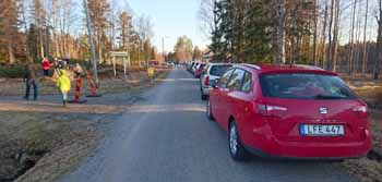 Bilkaos på byvägarna